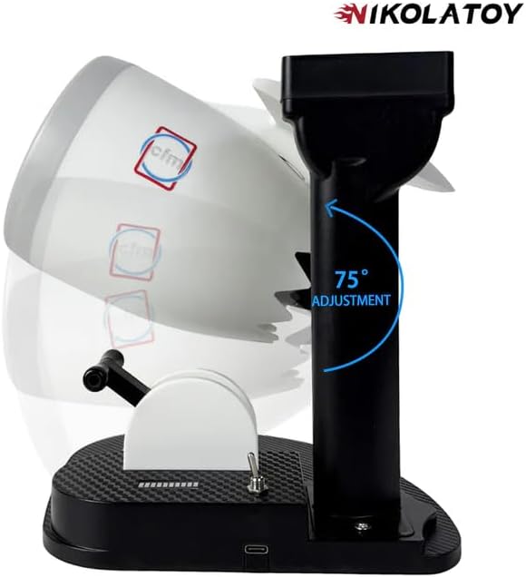 A New Desktop Jet Engine Model with Humidifier and Colorful Lights – Creative Aviation-Inspired Tech Decor Gift (Blue)